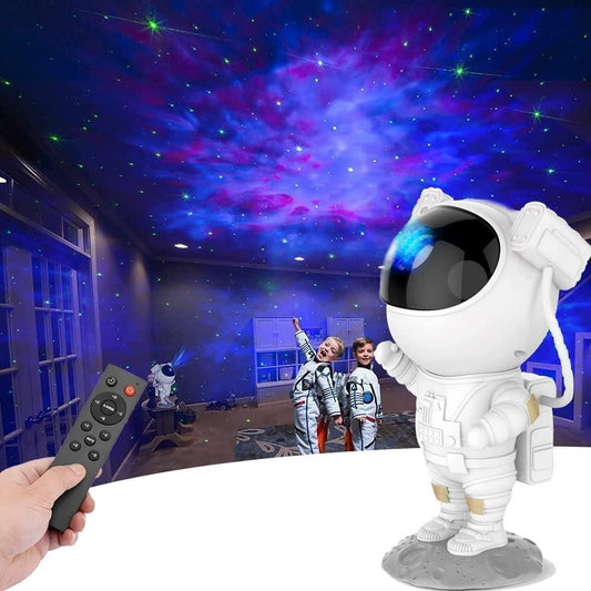 Astronaut Galaxy Projector - 360 Magnetic Head Rotation, Remote Control www.trikaro.com