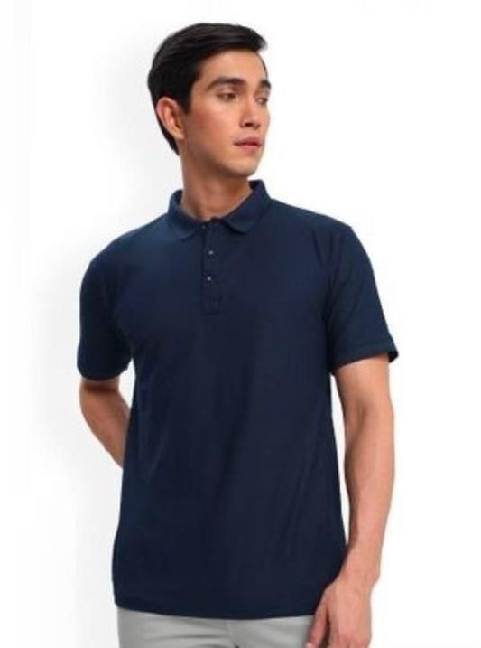 Poly Cotton Solid Half Sleeves Mens Polo T-shirt (Pack of 3) www.trikaro.com