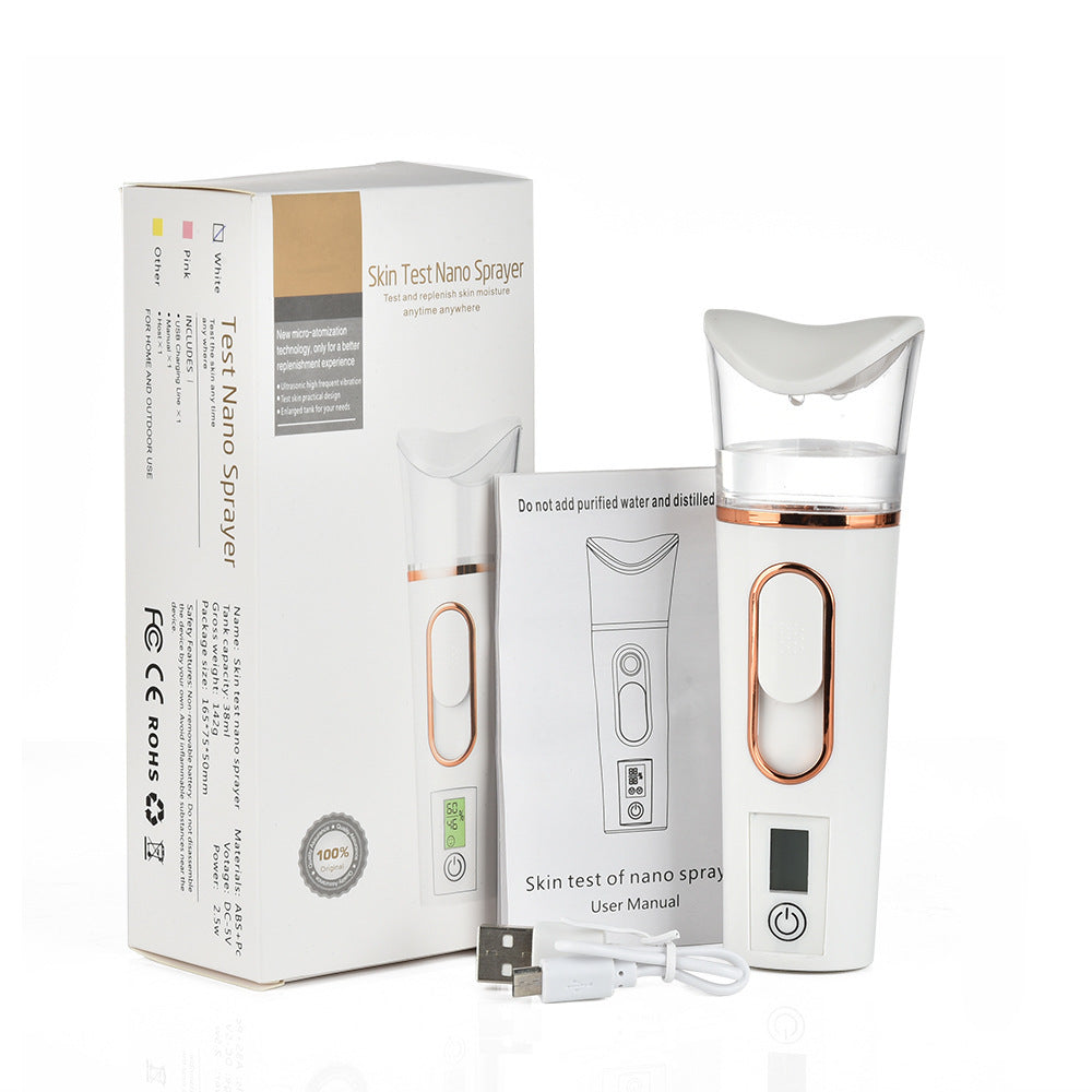 Portable Nano Spray Moisturizer Can Measure Skin www.trikaro.com