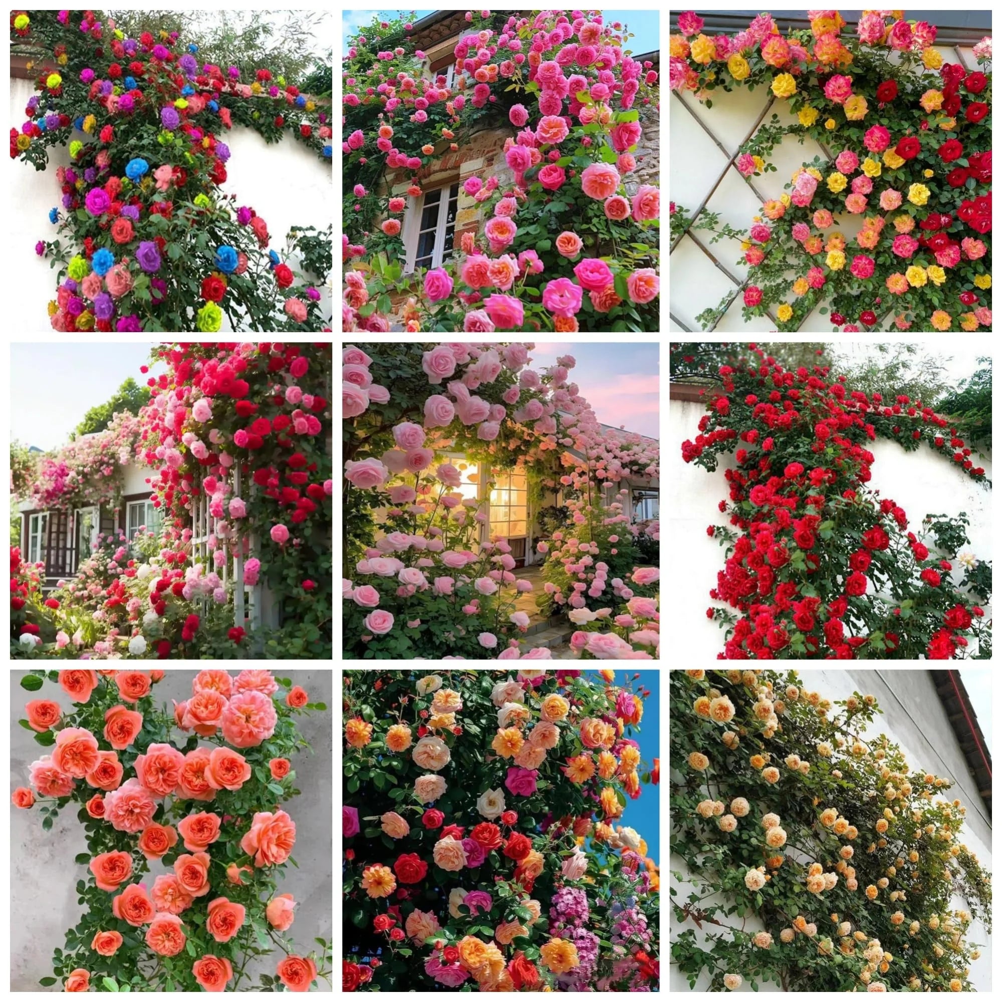 Elegant Climbing Rose Flower Seeds by Trikaro.com