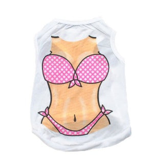 Hawaiian All-Poly Printed Bikini Macho Pet Vest by www.trikaro.com