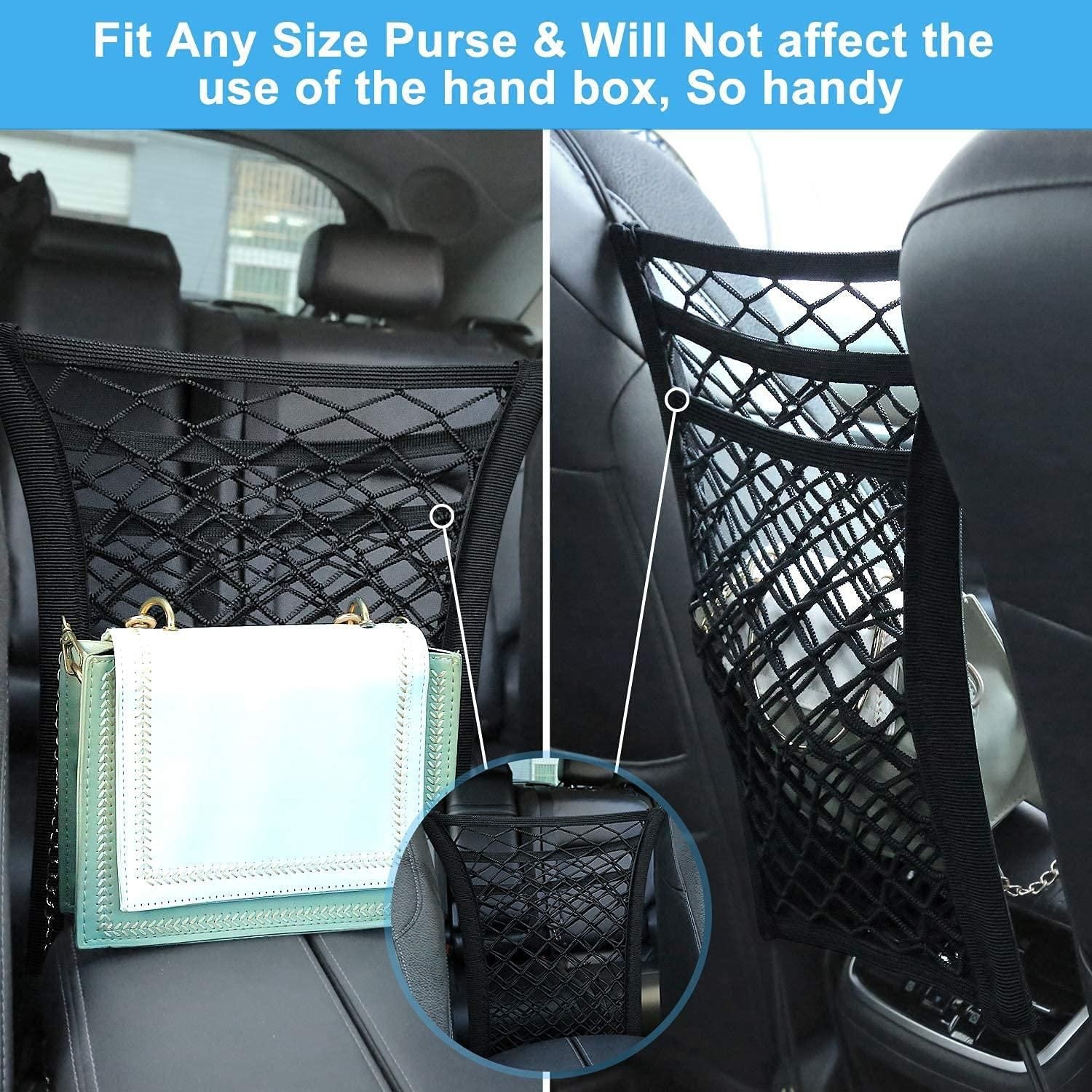 3-Layer Car Mesh Organizer/Storage Netting Pouch www.trikaro.com