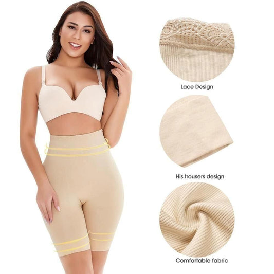 4-in-1 Shaper - Quick Slim Shape Wear Tummy, Back, Thighs, Hips - Black/Efffective Seamless Tummy Tucker www.trikaro.com