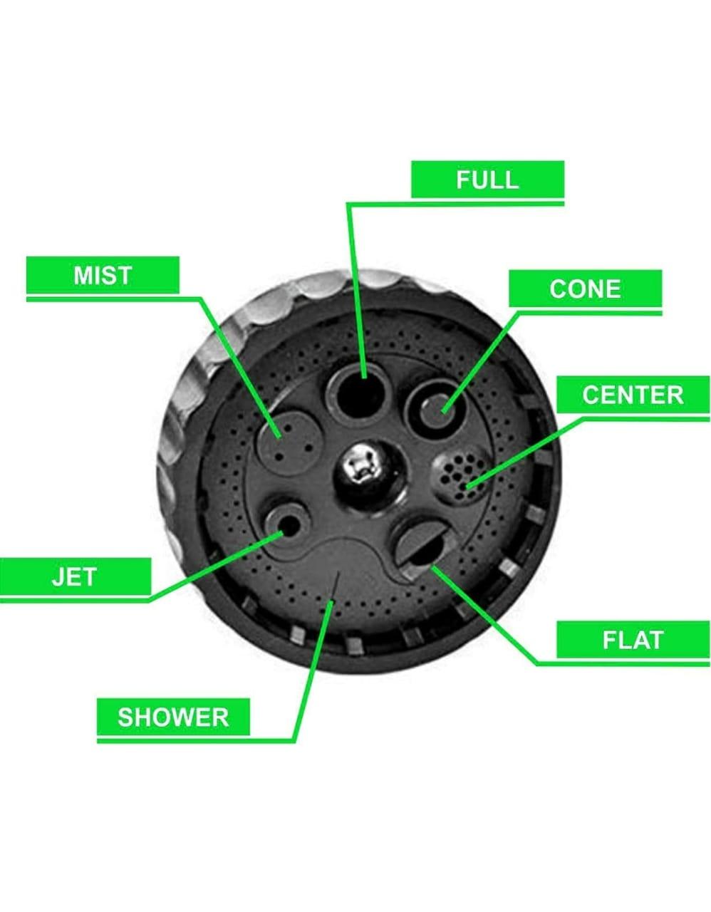 Plastic 15 m Water Spray Jet Gun Hose Pipe for Garden/Car/Bike/Pet Wash www.trikaro.com