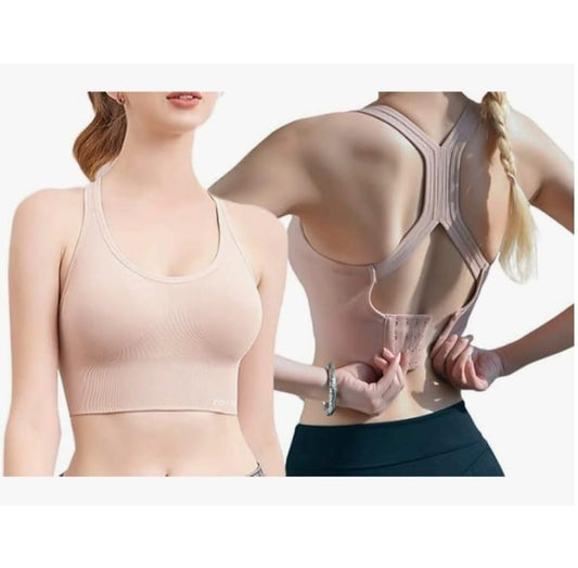 Yoga Bra Women Shockproof Sports Bra Running Workout Gym Top www.trikaro.com