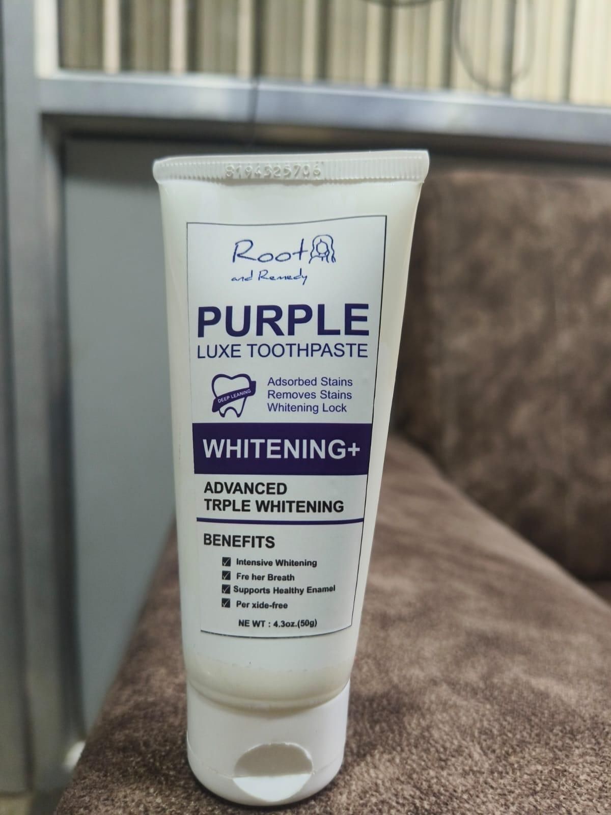 Purple Luxe Toothpaste 50 gm Pack of 1 bY trikaro.com