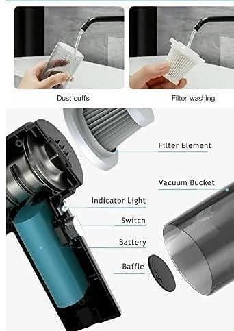 Portable Air Duster Wireless Vacuum Cleaner www.trikaro.com