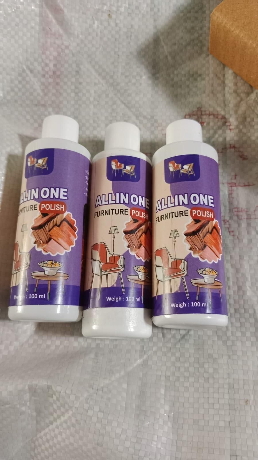 Polish Furniture Cleaner Shiner Floor Coating Paint Wood 100ML (Pack of 3) www.trikaro.com