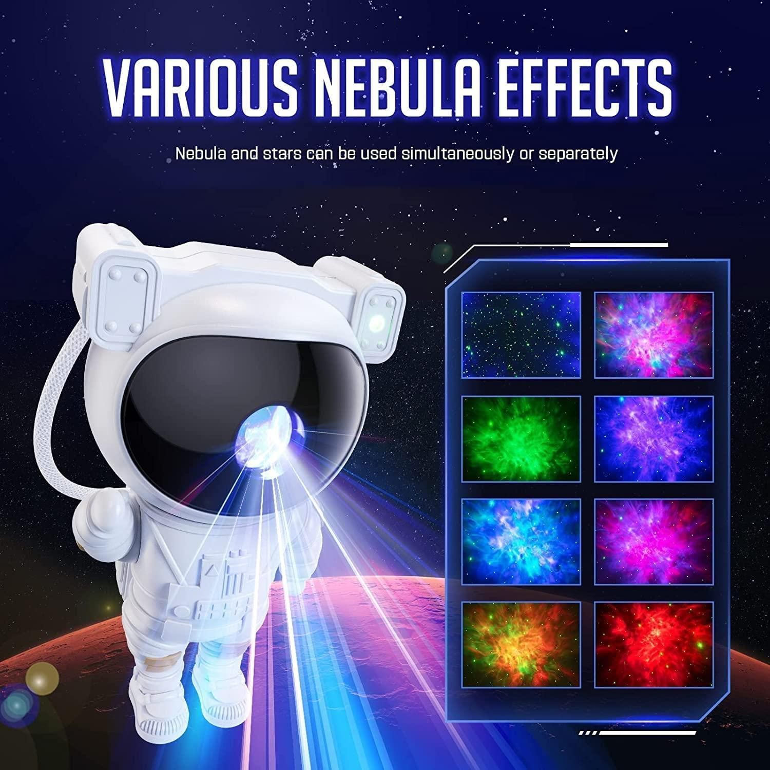 Astronaut Galaxy Projector - 360 Magnetic Head Rotation, Remote Control www.trikaro.com