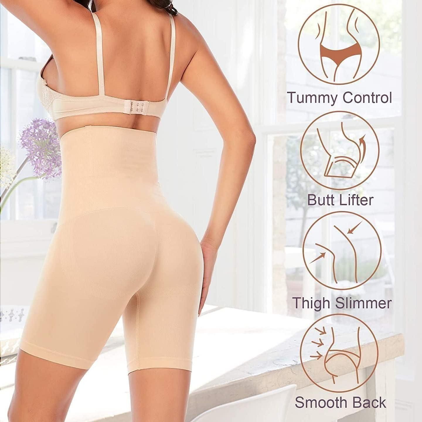 4-in-1 Shaper - Quick Slim Shape Wear Tummy, Back, Thighs, Hips - Black/Efffective Seamless Tummy Tucker www.trikaro.com