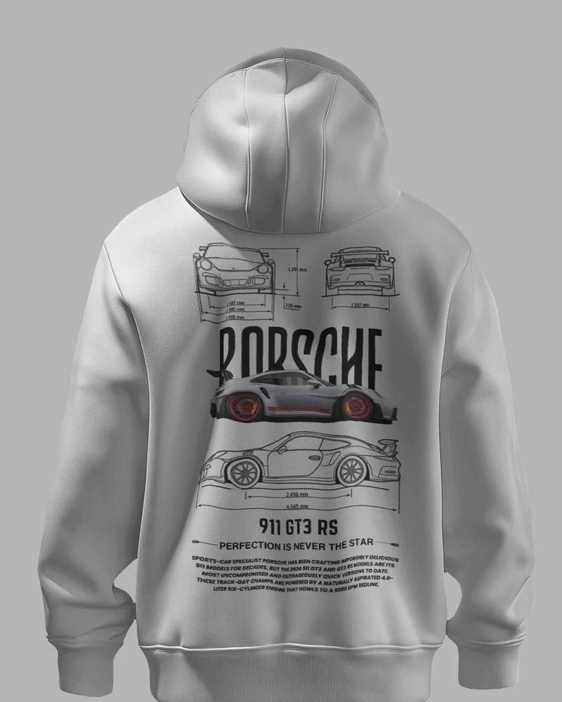 Men's Graphic Print white Hooide by www.trikaro.com
