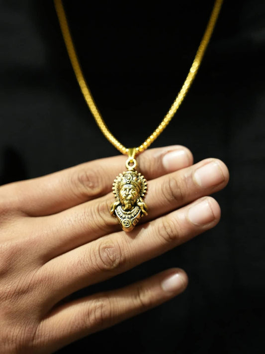 Lord Hanuman Pendant with Chain www.trikaro.com