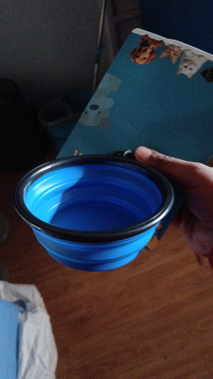 Foldable Silicone Pet Feed Bowl www.trikaro.com