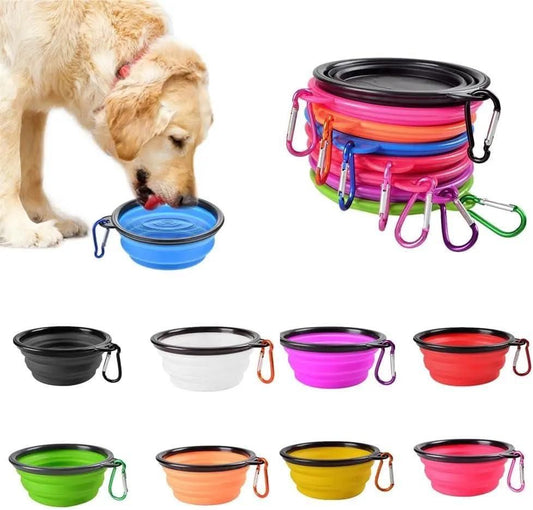Foldable Silicone Pet Feed Bowl www.trikaro.com