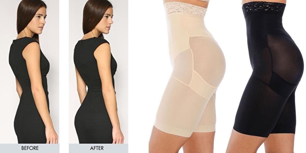 4-in-1 Shaper - Quick Slim Shape Wear Tummy, Thighs, Hips - Efffective Seamless Tummy Tucker Shapewear Body Shaper www.trikaro.com