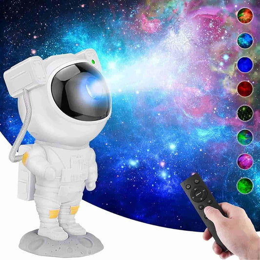 Astronaut Galaxy Projector - 360 Magnetic Head Rotation, Remote Control www.trikaro.com
