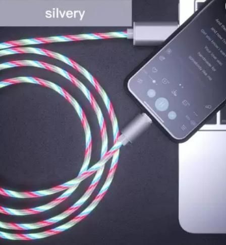 Fast 3 in 1 Multiple Pin With LED Light Magnetic Charging Charging Pad - Assorted color www.trikaro.com