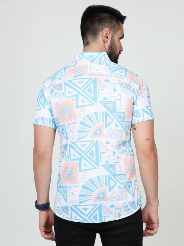 Men's Printed Rayon Half Sleeves Shirt by www.trikaro.com