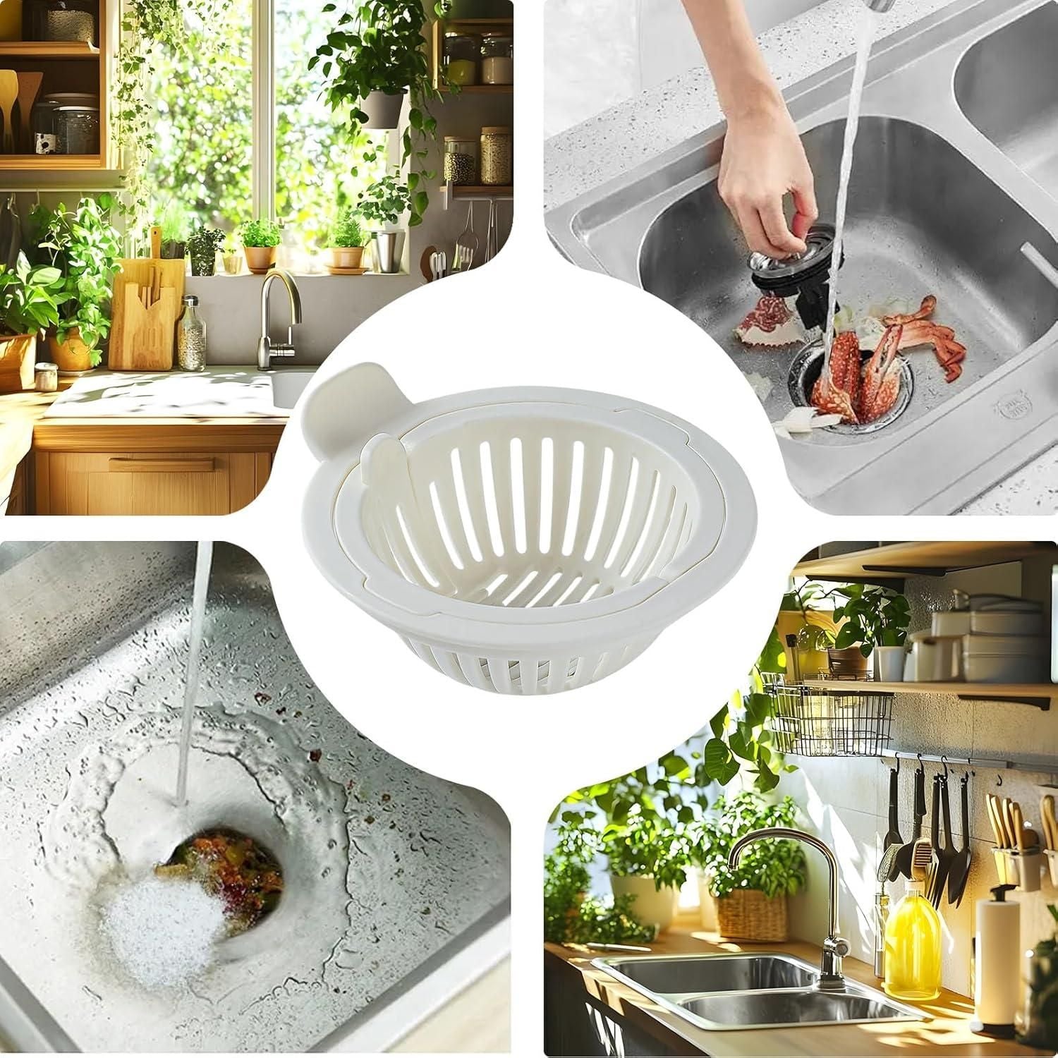 Kitchen Sink Stopper | Anti-Clog Sink Stopper (Pack of 2) www.trikaro.com
