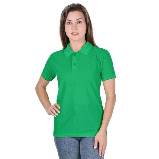 Ketex Green Cotton Blend Polo Neck Tshirt www.trikaro.com