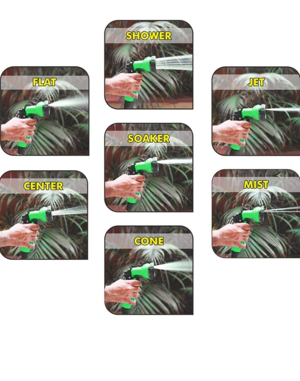 Plastic 15 m Water Spray Jet Gun Hose Pipe for Garden/Car/Bike/Pet Wash www.trikaro.com