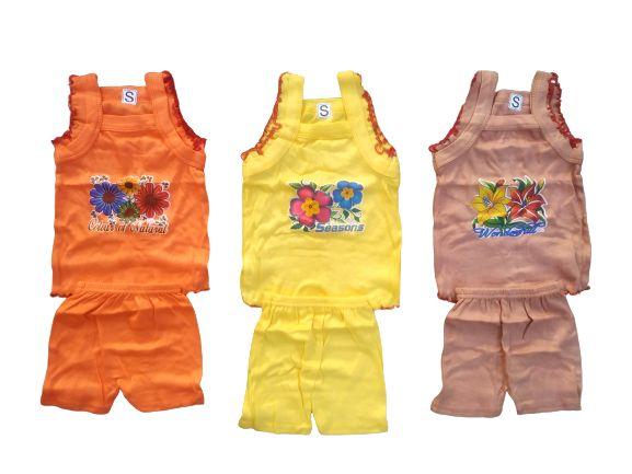 Girls Printed Top Bottom Sets (Pack of 6) www.trikaro.com