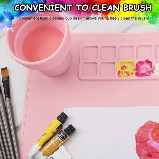 Silicone Craft Mat for Painting Play Doh and Clay for Kids www.trikaro.com
