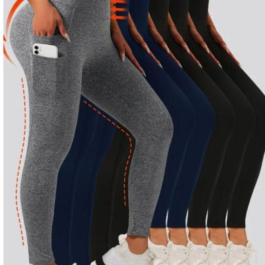 Soft & Comfy Slim Elastic Tights With Side Pockets www.trikaro.com