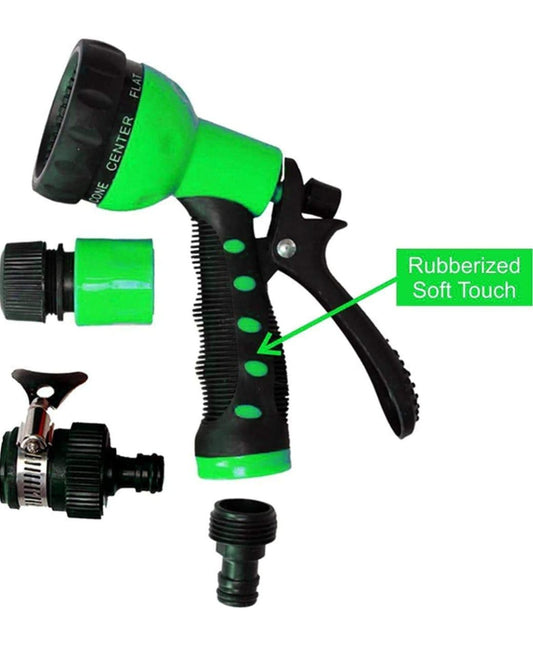 Plastic 15 m Water Spray Jet Gun Hose Pipe for Garden/Car/Bike/Pet Wash www.trikaro.com