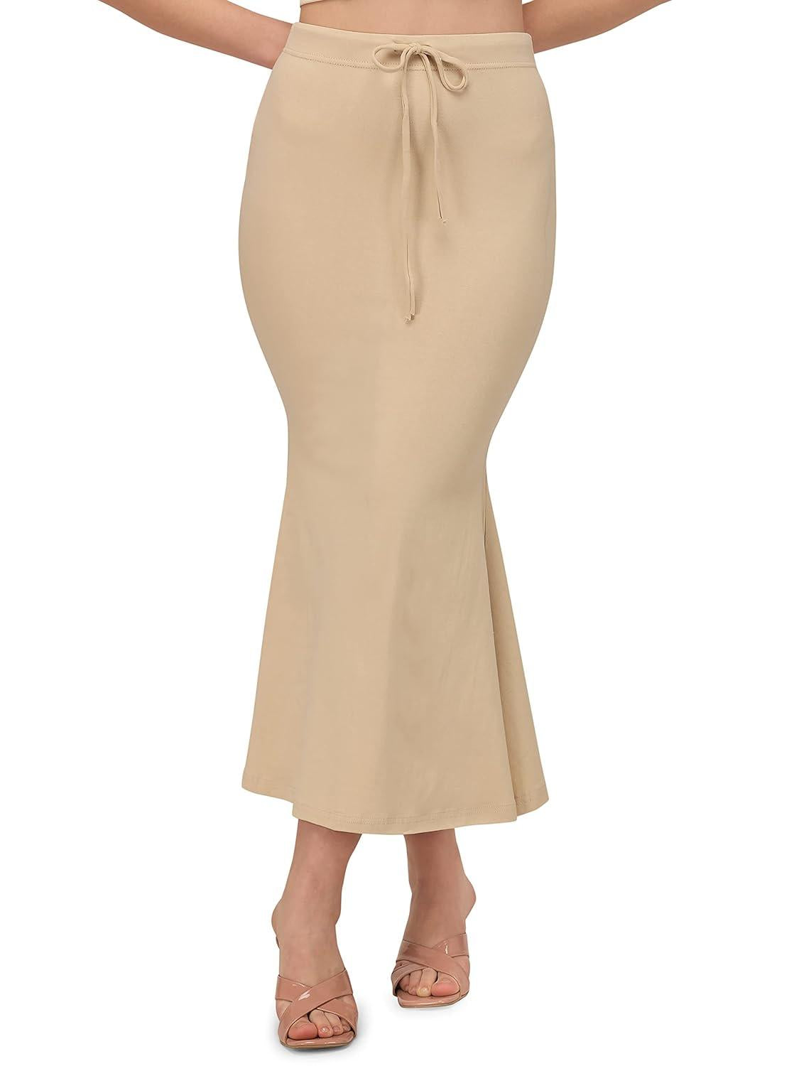 Mehrang Lycra Saree Shapewear Petticoat for Women www.trikaro.com