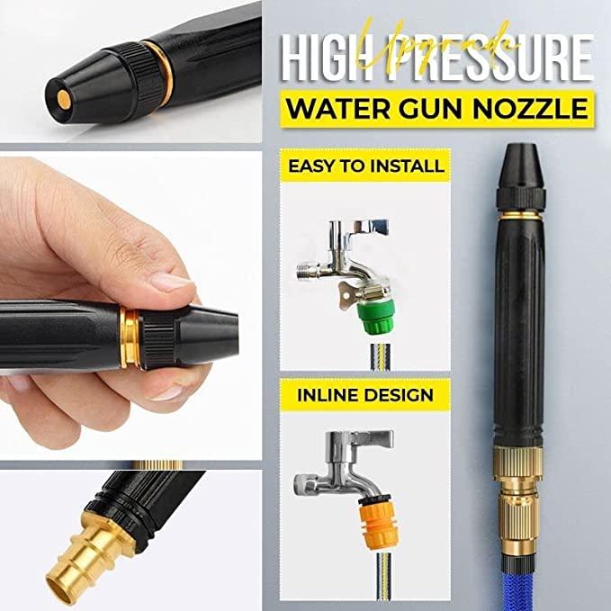 Portable High Pressure Water Nozzle (Black) www.trikaro.com