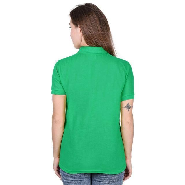 Ketex Green Cotton Blend Polo Neck Tshirt www.trikaro.com