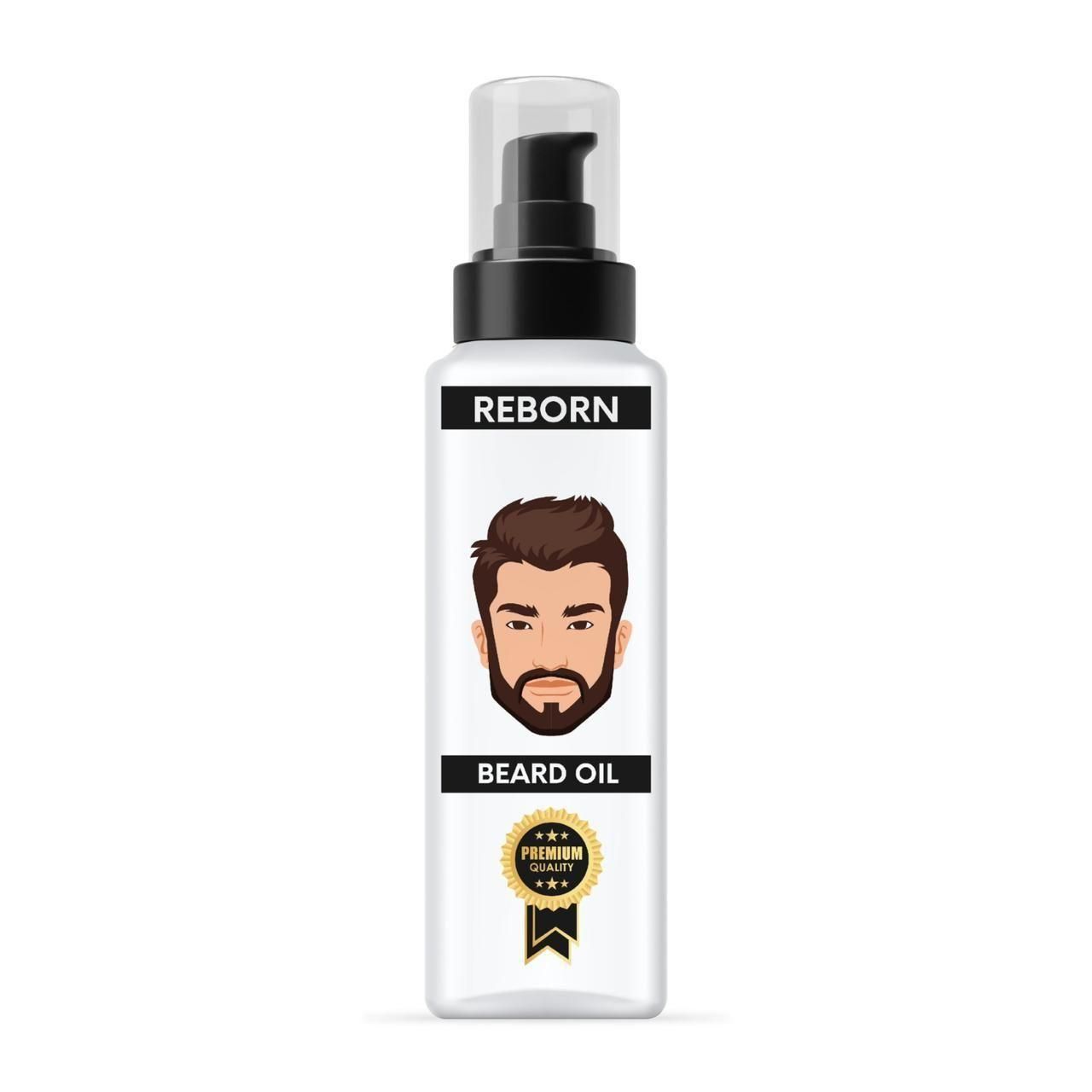 Reborn Beard Oil 100ml - Nourish and Revitalize Your Beard (Pack of 2) www.trikaro.com