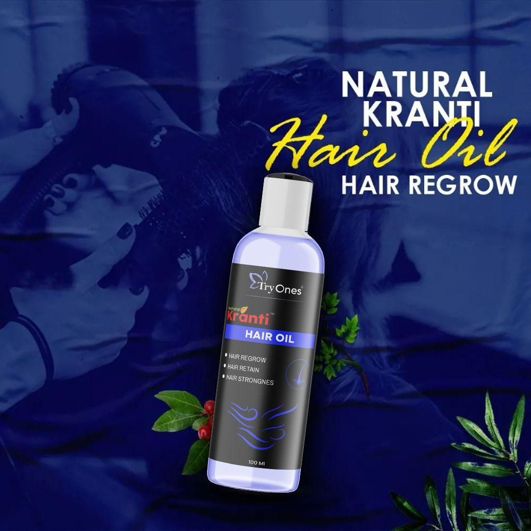 TryOnes Natural Kranti Hair Oil 100ml www.trikaro.com