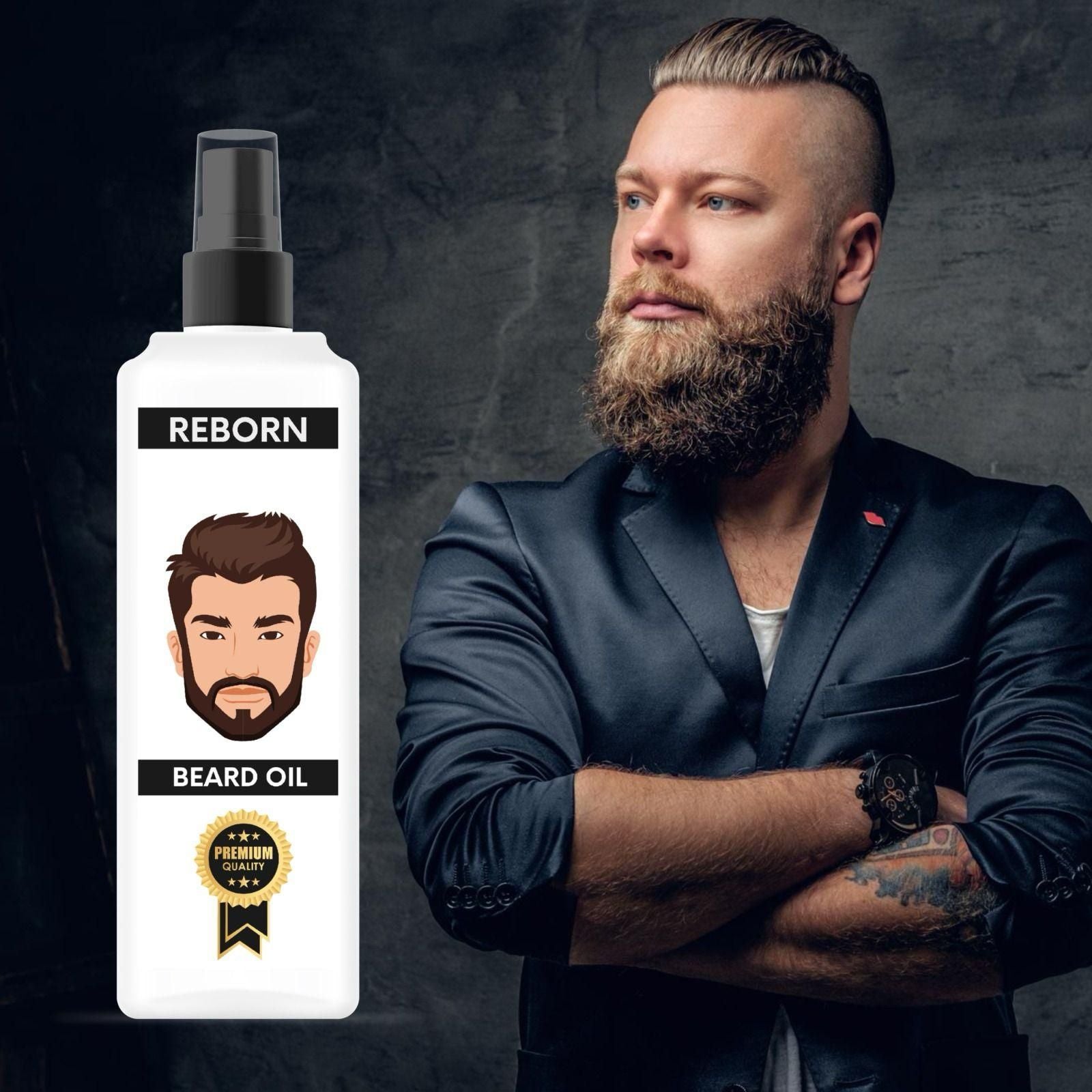 Reborn Beard Oil 100ml - Nourish and Revitalize Your Beard www.trikaro.com