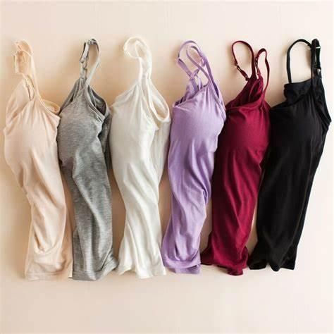 Women's Loose Cami with Built-in Tank Top (Pack of 2) www.trikaro.com