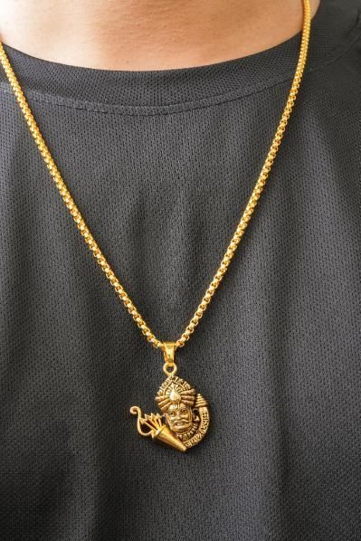Khatu Shyamji Pendant with Chain www.trikaro.com