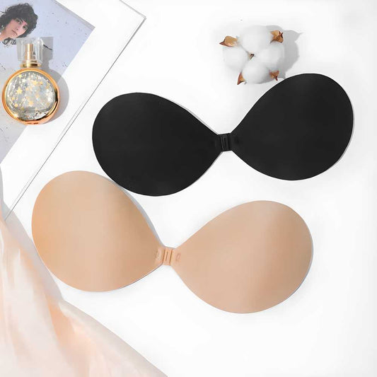 Invisible Sticky Bras,Reusable Self-Adhesive Silicone Bras (Pack of 2) www.trikaro.com
