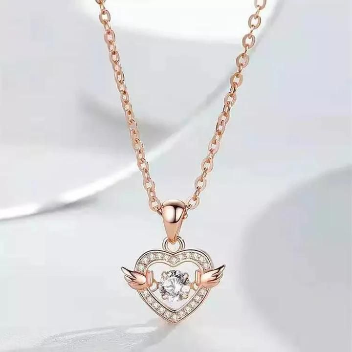 Heart With Wings Necklace www.trikaro.com