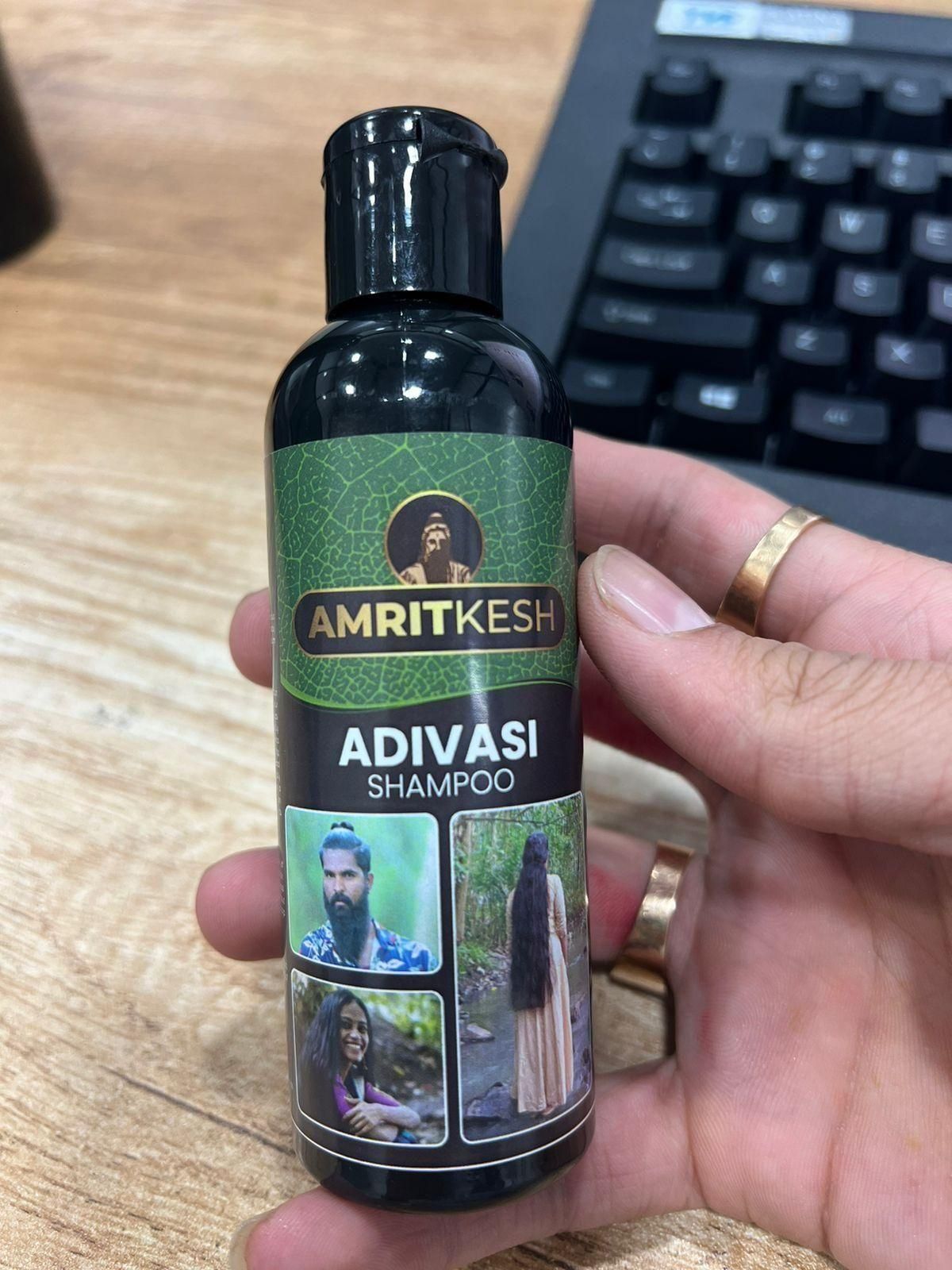 Amritkesh Adivasi Shampoo 100ml - Unleash the Power of Nature (Pack of 2) www.trikaro.com