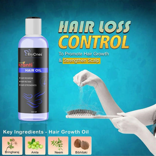 TryOnes Natural Kranti Hair Oil 100ml www.trikaro.com