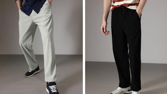 Combo of 2 Men's Caudray Fabric Stylish Pants www.trikaro.com