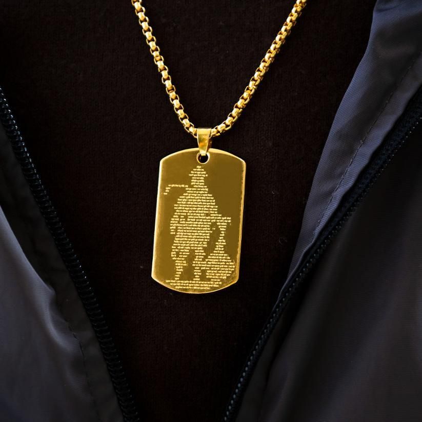 Hanuman Chalisha Pendant with Chain www.trikaro.com