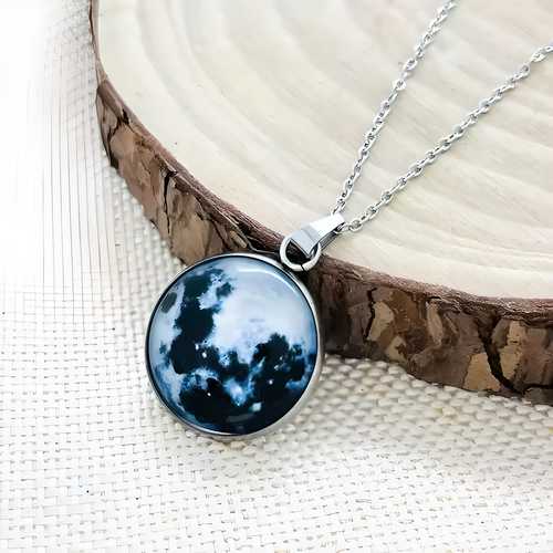 New Glowing Moon Necklace www.trikaro.com