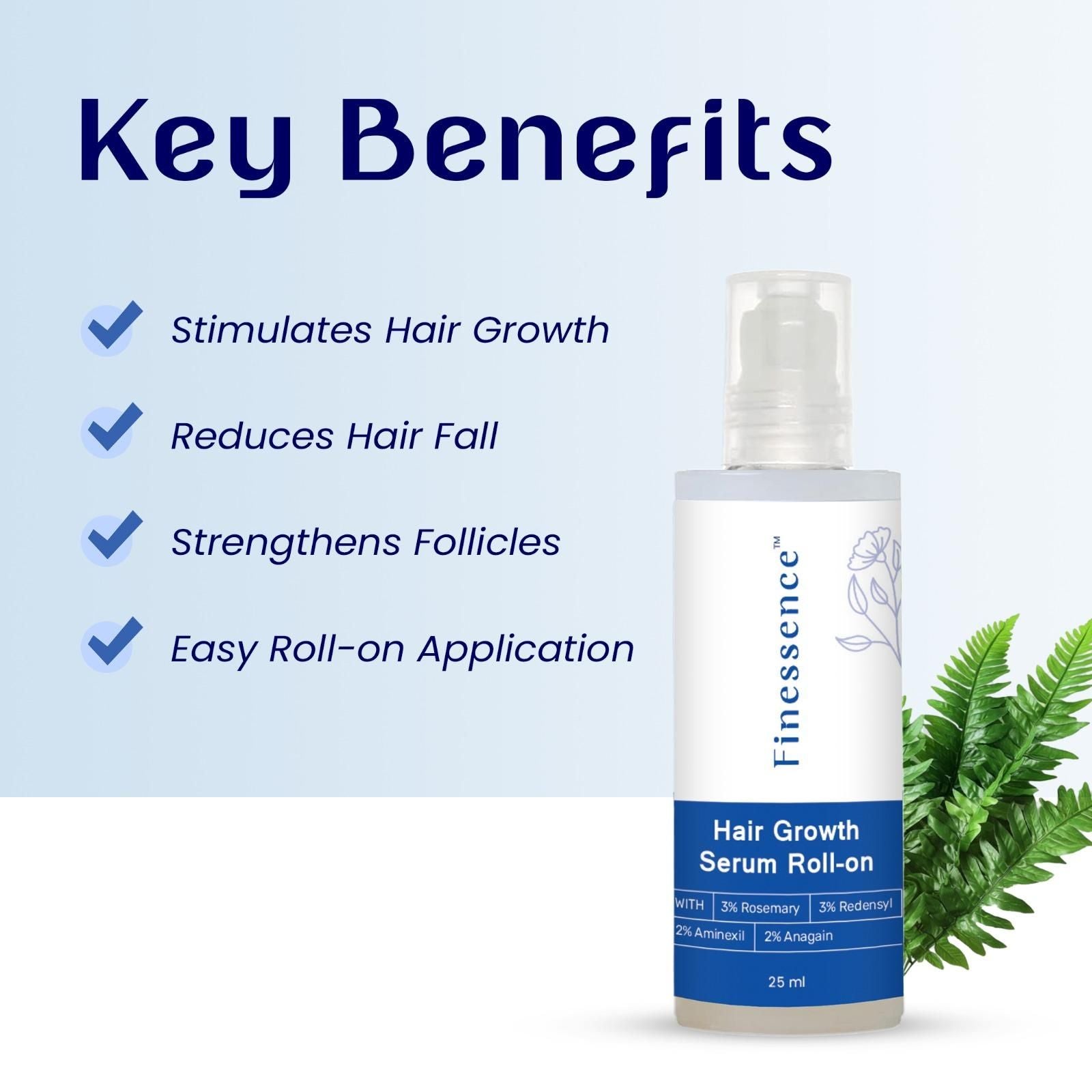 Rosemary Hair Growth Serum (Roll On) 25ml by www.trikaro.com