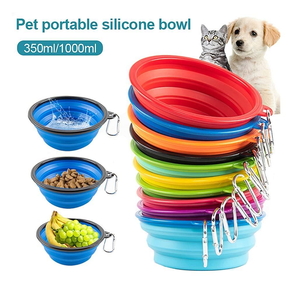 Foldable Silicone Pet Feed Bowl www.trikaro.com