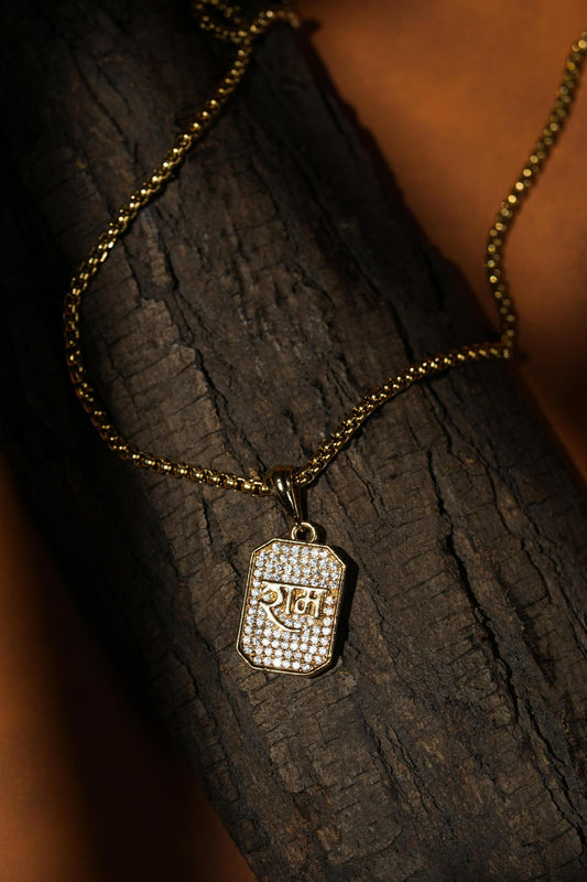 Shree Ram Pendant with Chain www.trikaro.com