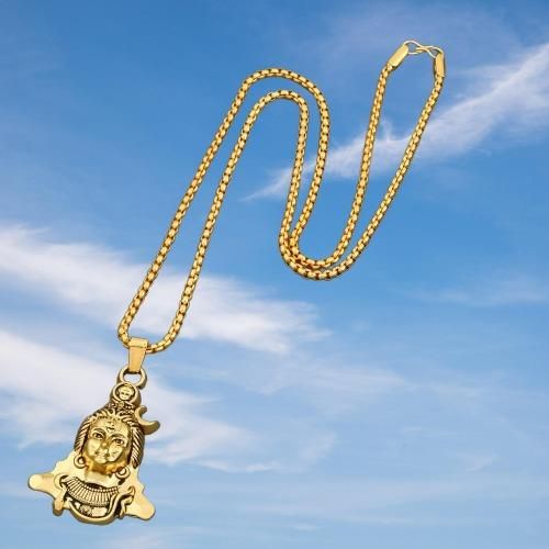 Mahadev Shiv Pendant with Chain www.trikaro.com