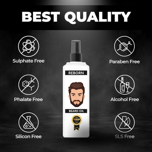 Reborn Beard Oil 100ml - Nourish and Revitalize Your Beard www.trikaro.com