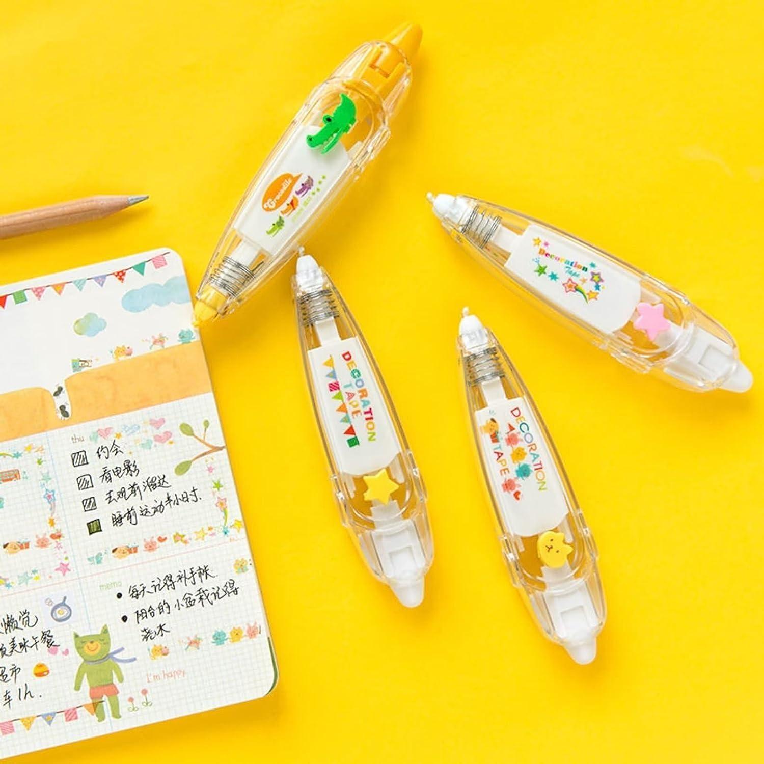 Decoration Tape Cute Novelty Sticker Pen Machine Pack of 2 www.trikaro.com
